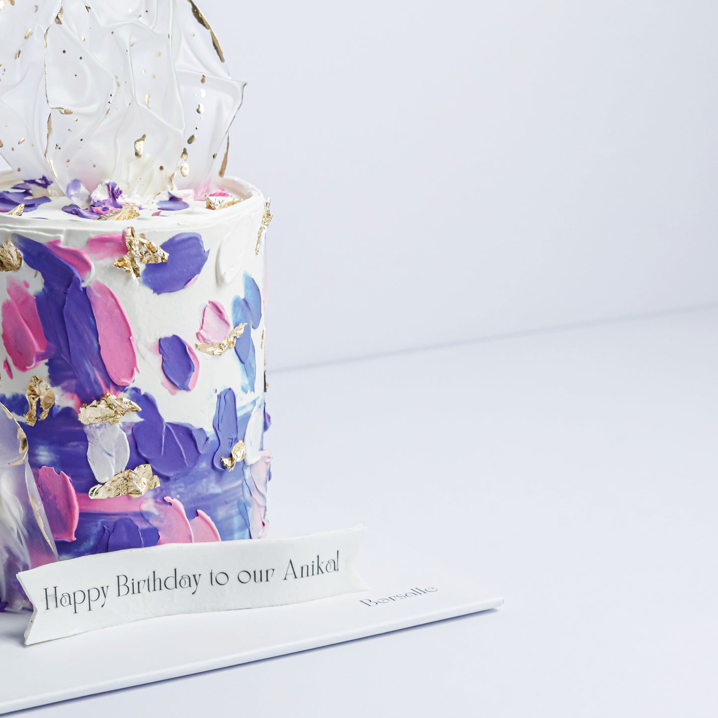 Rice Paper Decorated Cake