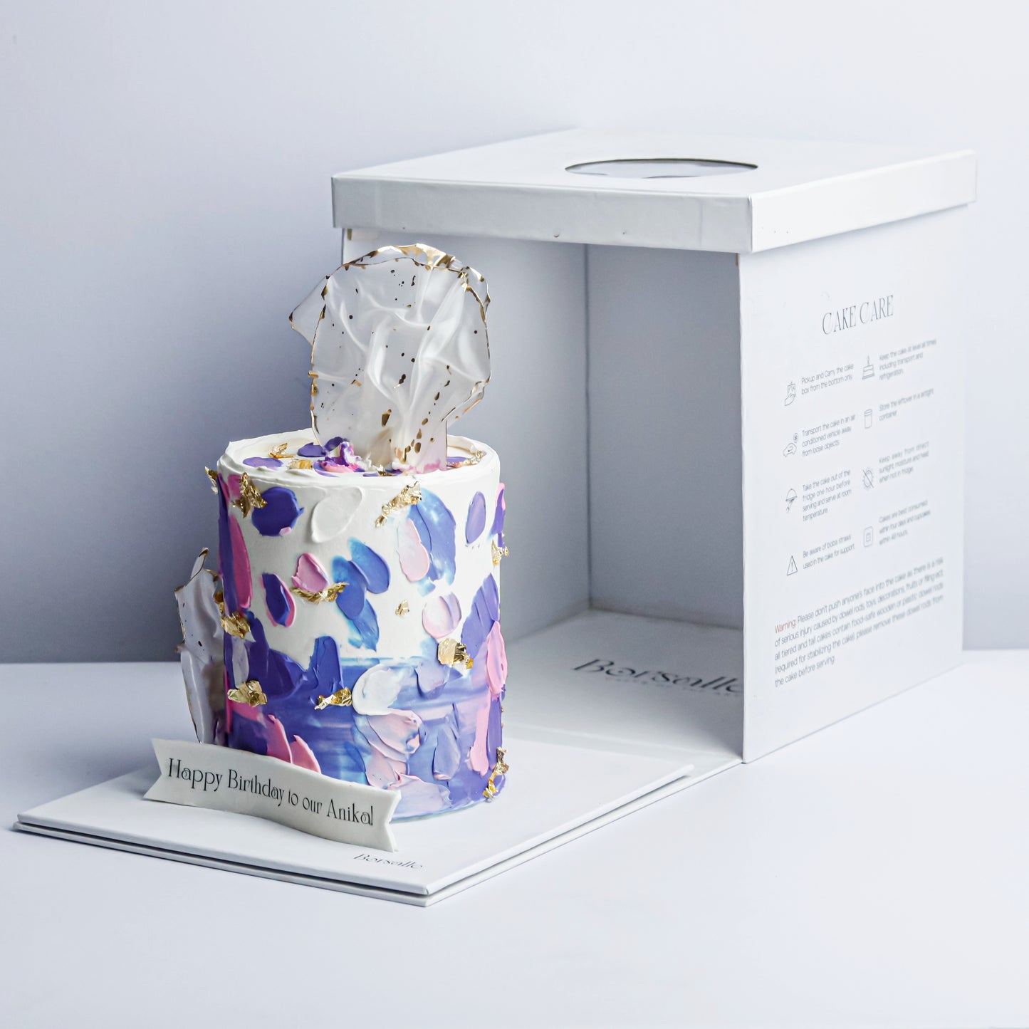 Rice Paper Decorated Cake