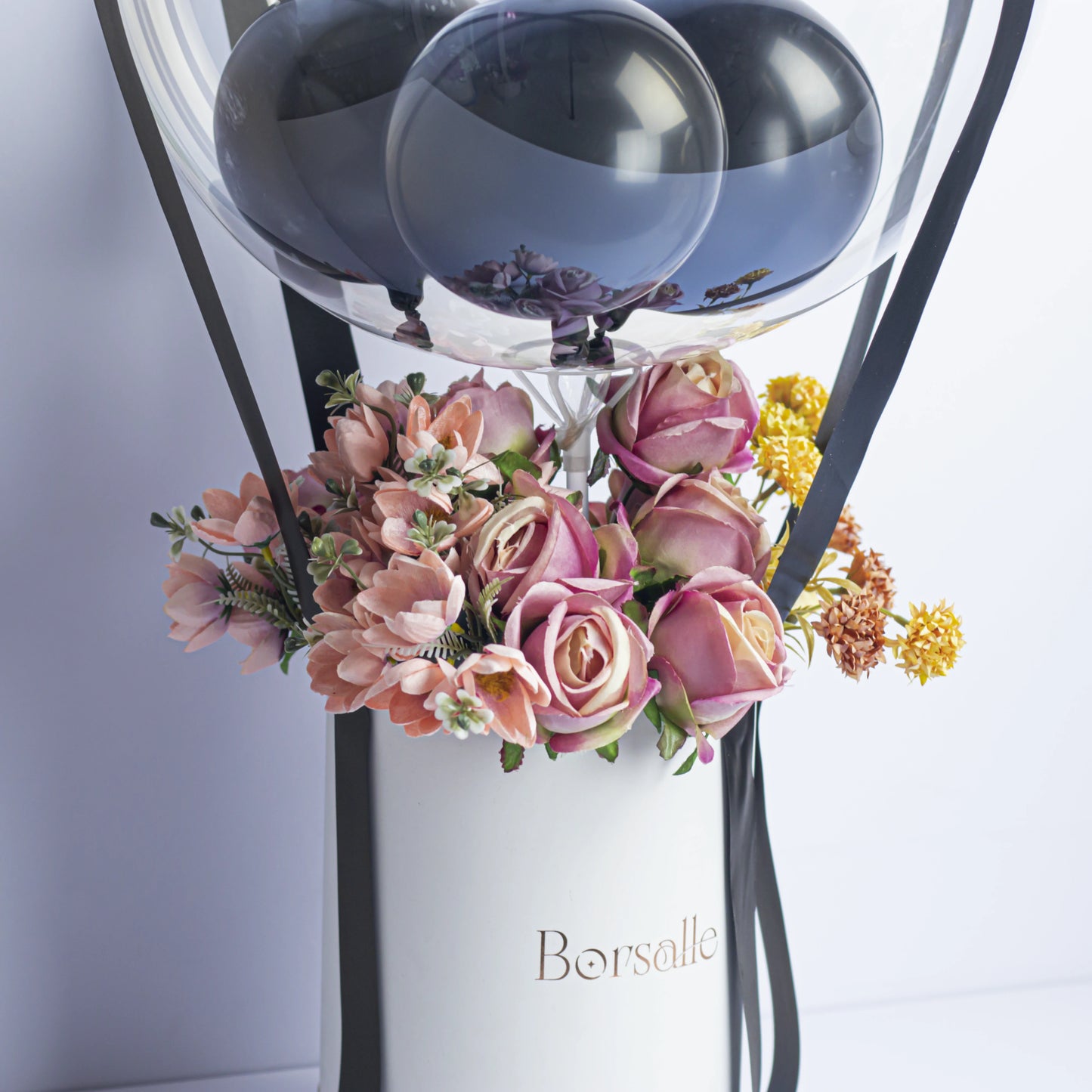 Floral Balloon Celebration Bouquet