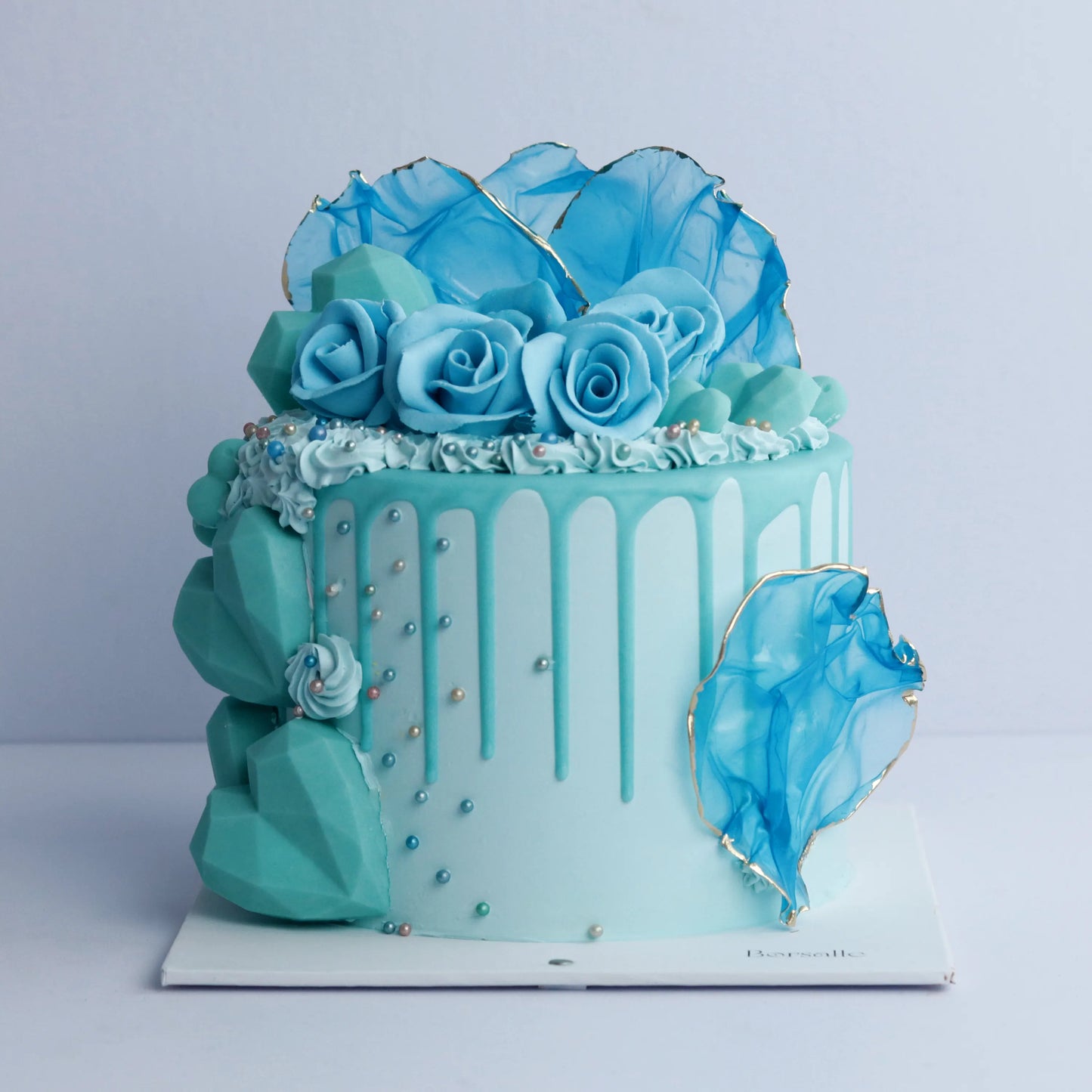 Blue Bloom Delight Cake