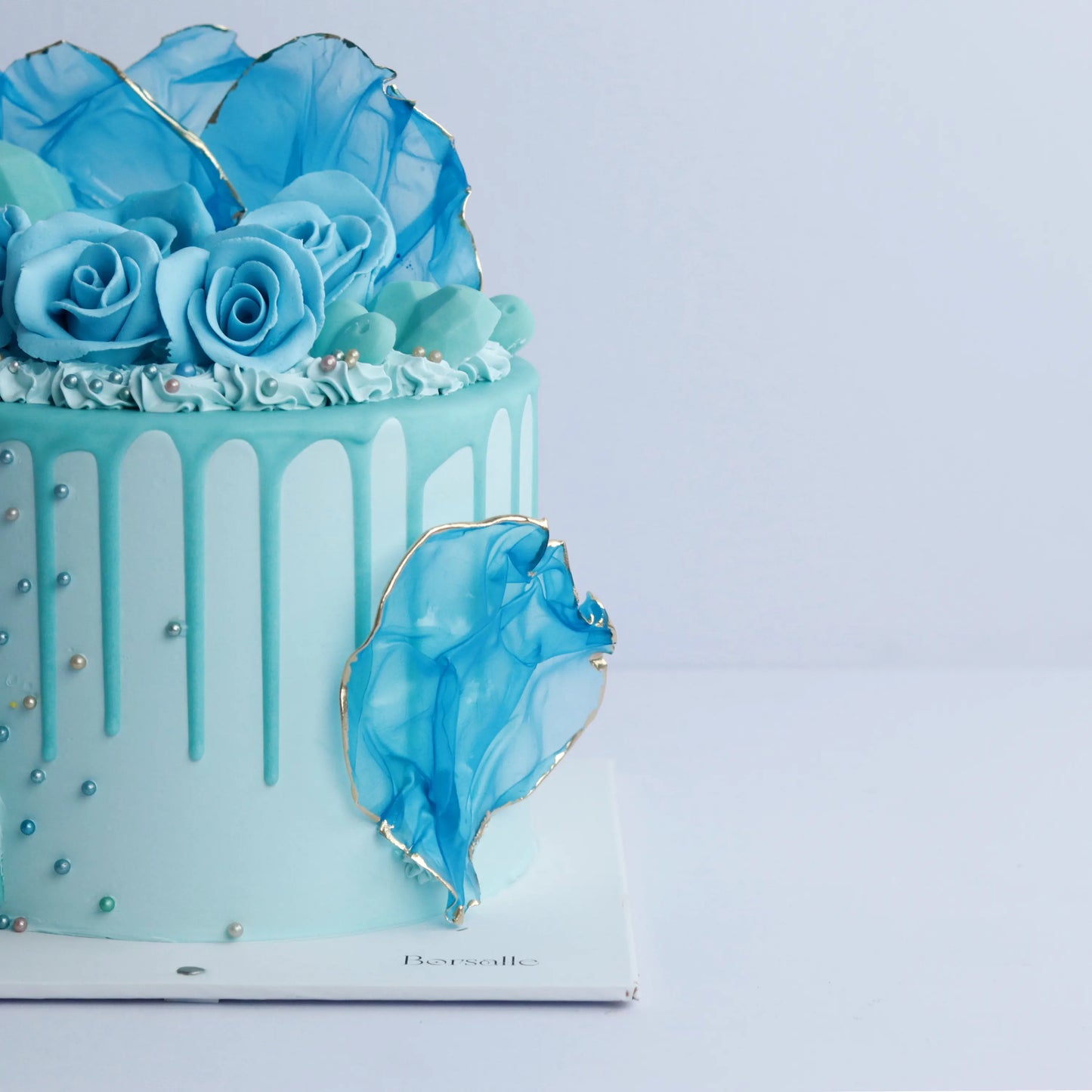 Blue Bloom Delight Cake