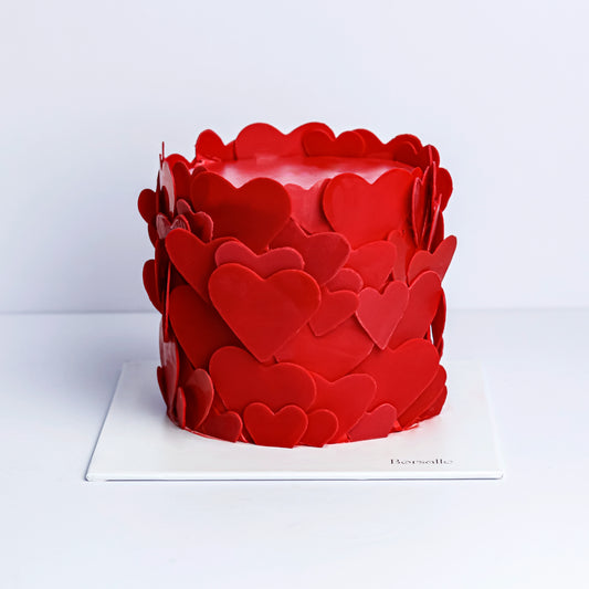 Red Heart Chocolate Cake