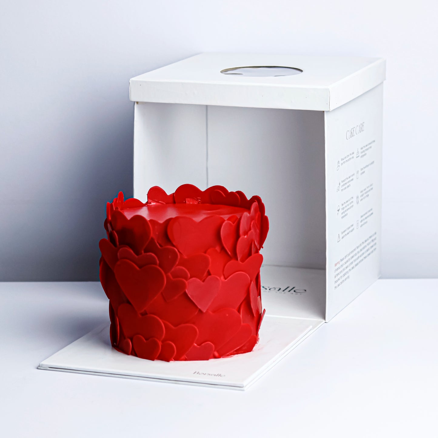Red Heart Chocolate Cake