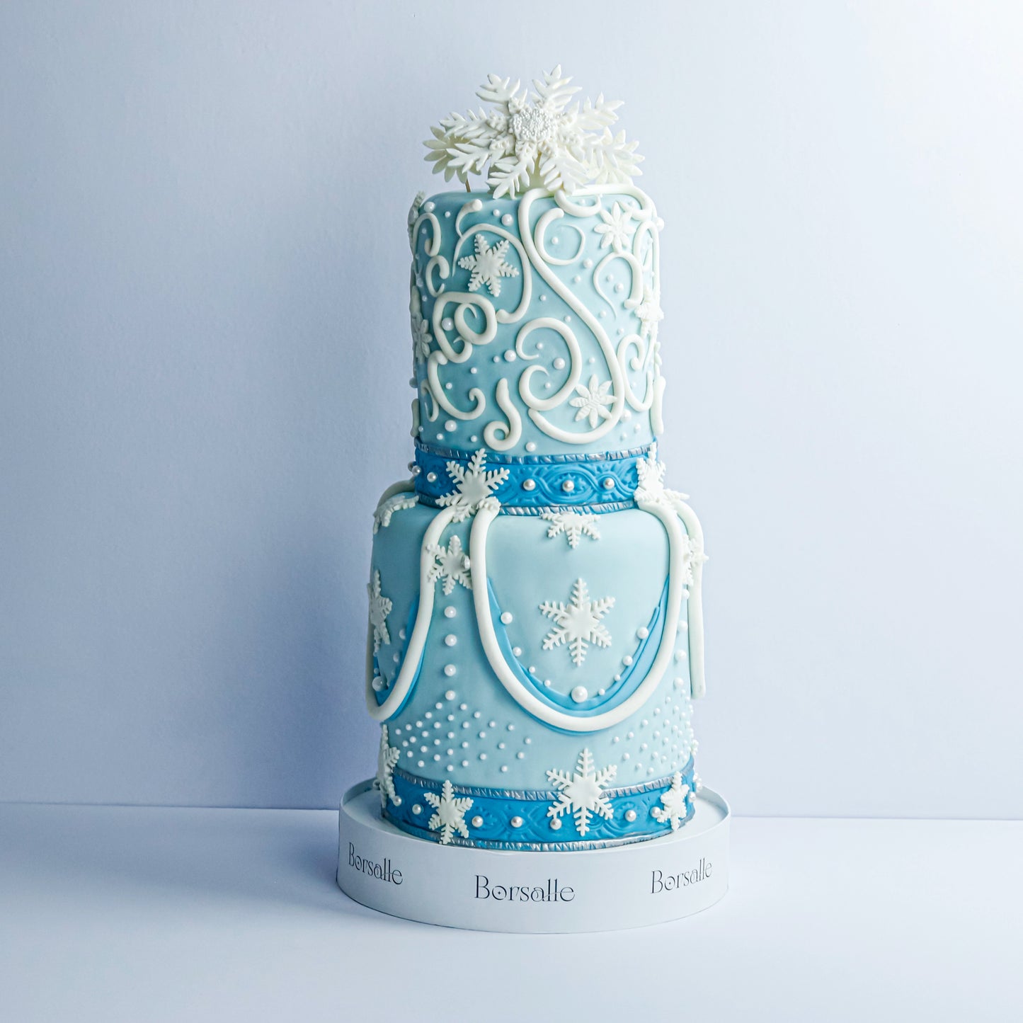 Two-Tier Frozen Frosted Theme Cake