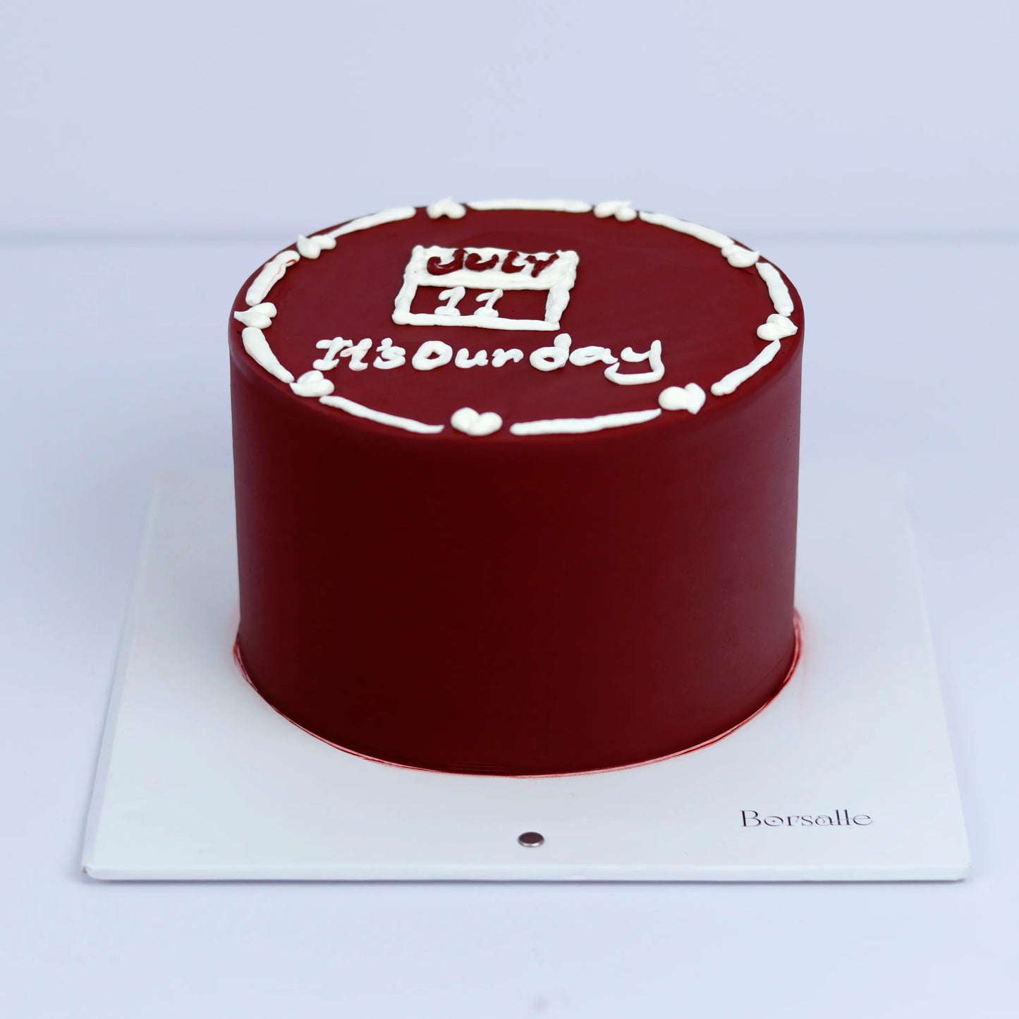 Anniversary in Red Cake