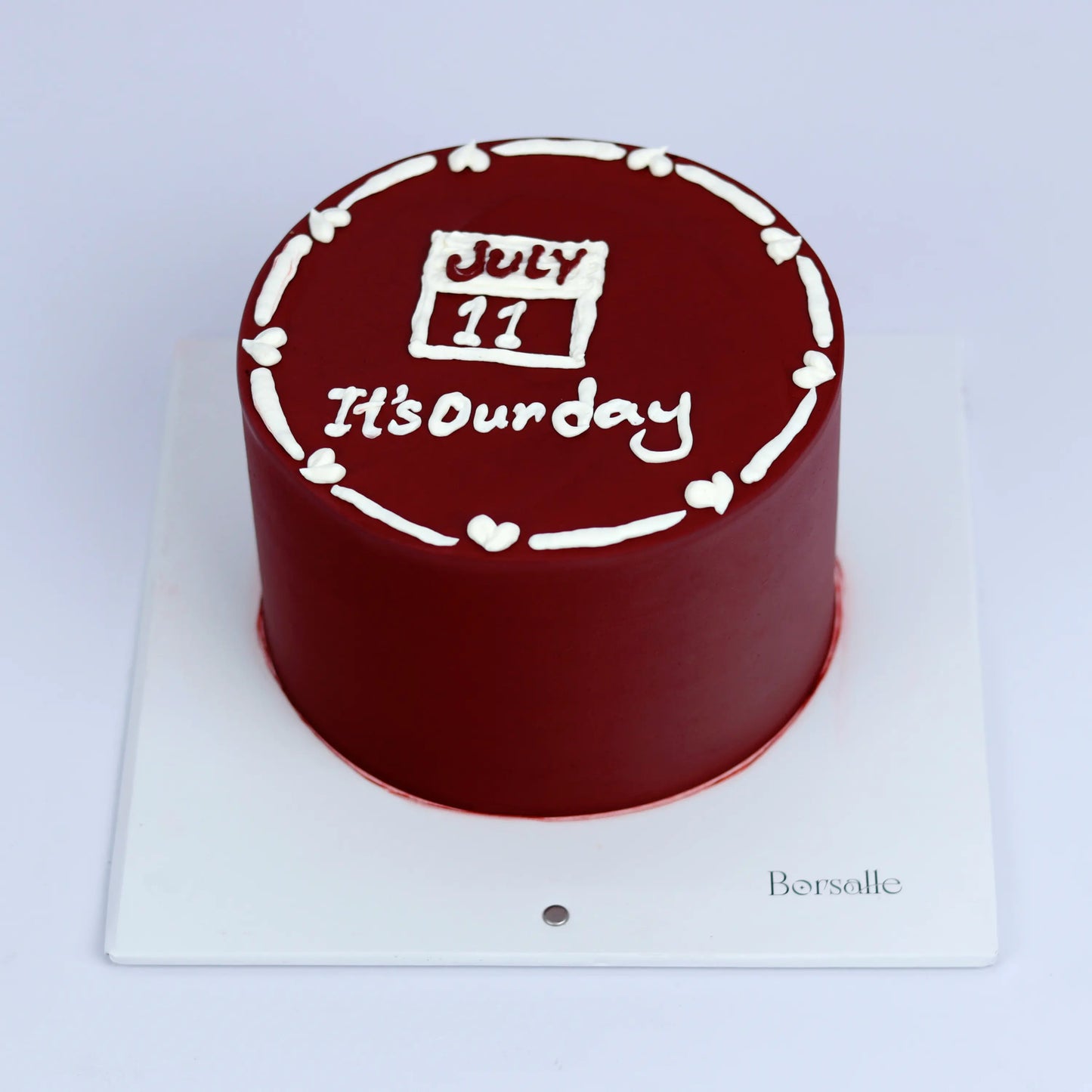 Anniversary in Red Cake