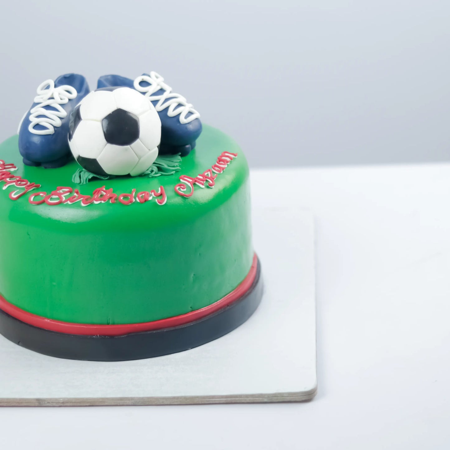 Footballer Theme Cake