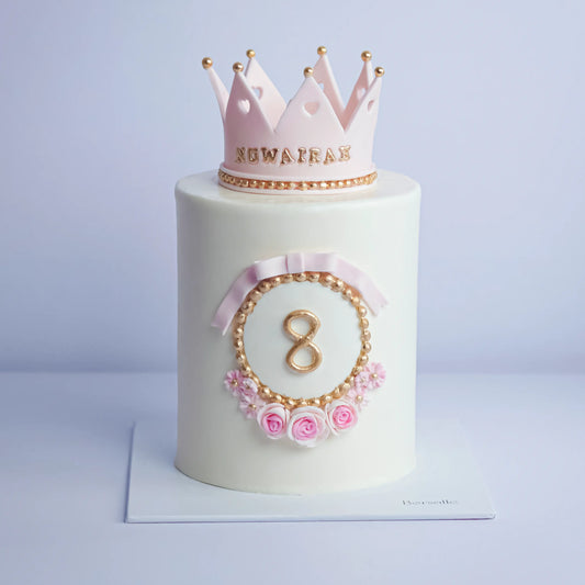 Princess Crown Birthday Cake