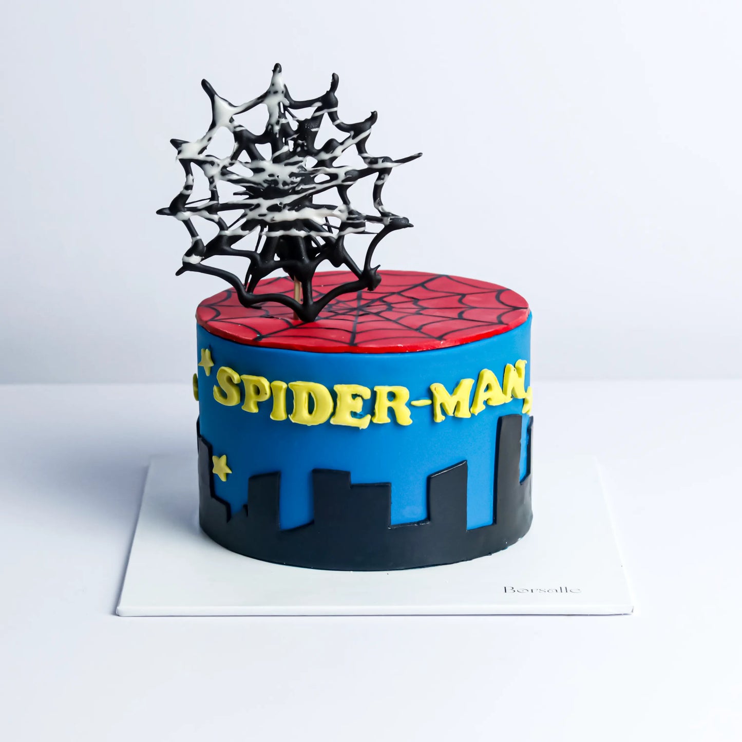 Spiderman Theme Cake