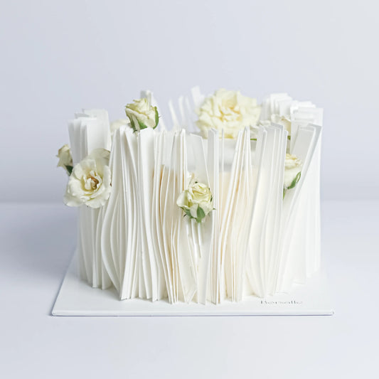 Raw Floral cake