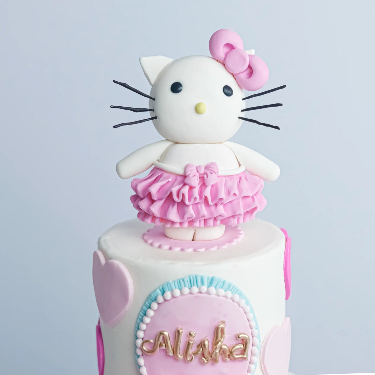 Two-Tier Hello Kitty Cake