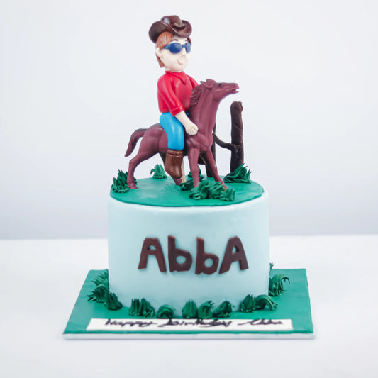 Cowboy Father Theme Cake