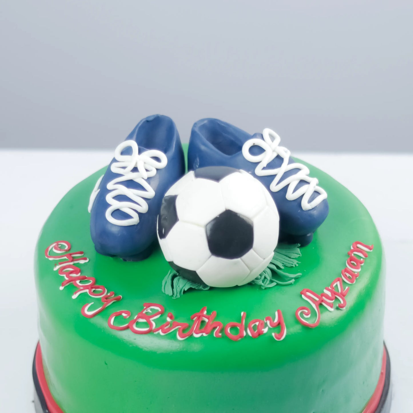 Footballer Theme Cake