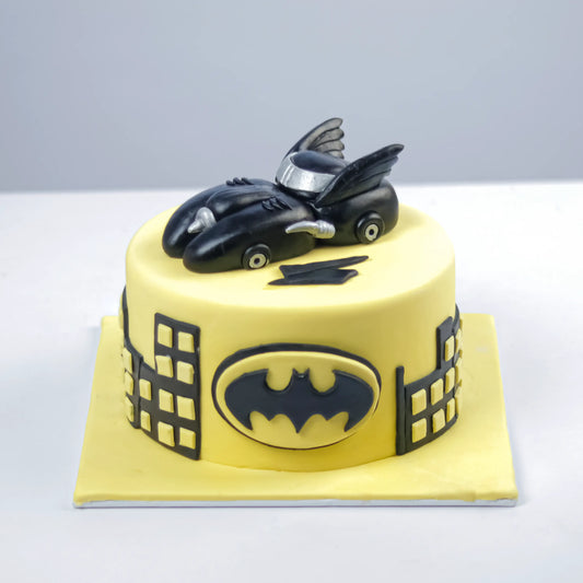 Bat Man's Batmobile Cake