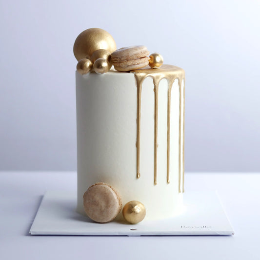 Golden Drip Delight Cake