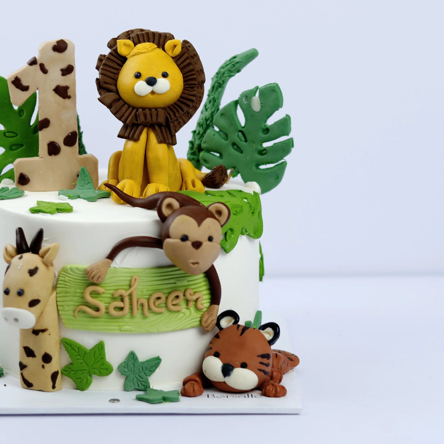 1 Year's Safari Birthday Cake