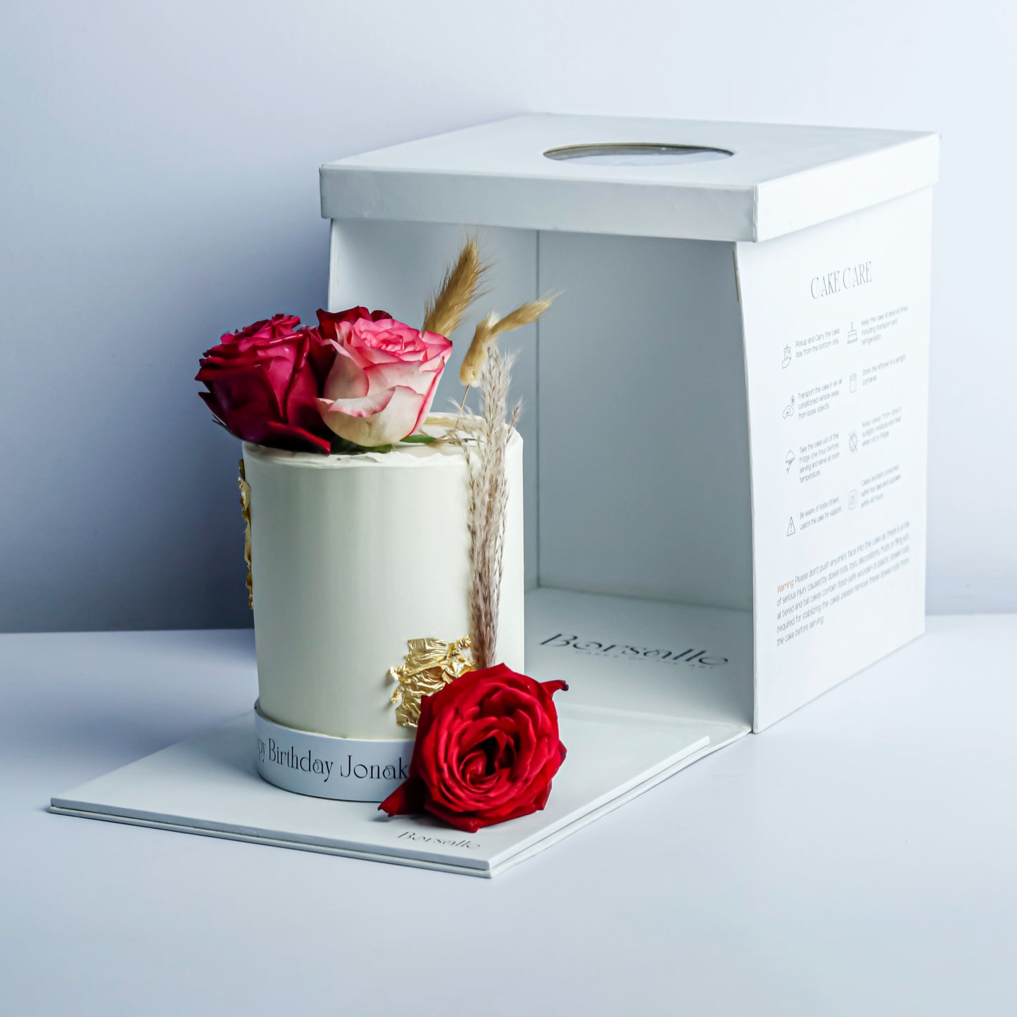 Raw Flower Theme Cake