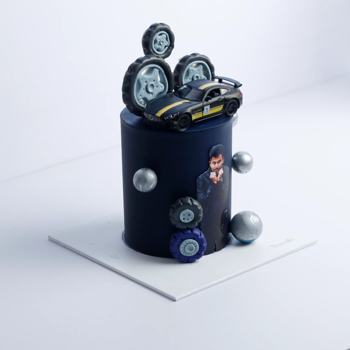 Mercedes Themed Birthday Cake