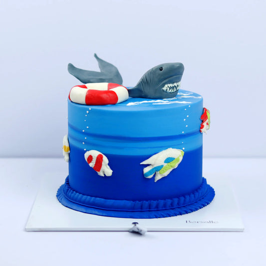 Shark Bite Cake