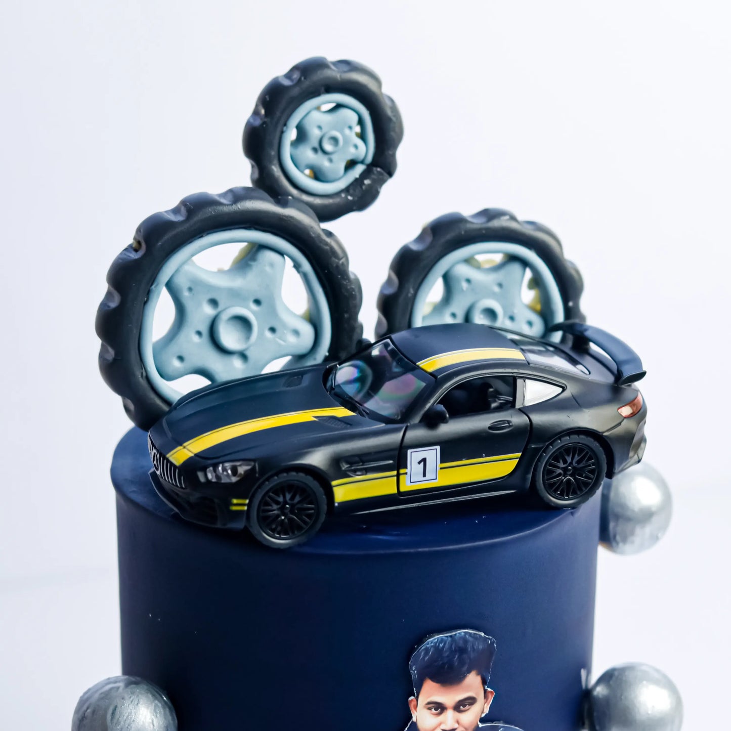 Mercedes Themed Birthday Cake