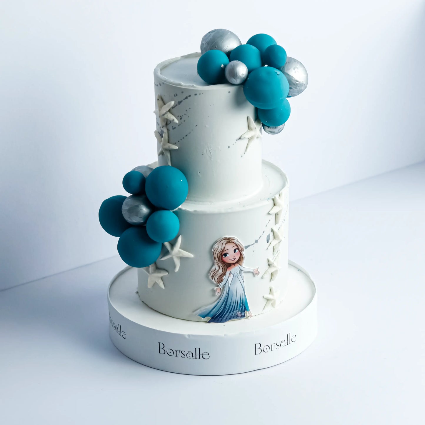 Two-Tier Frozen Cake