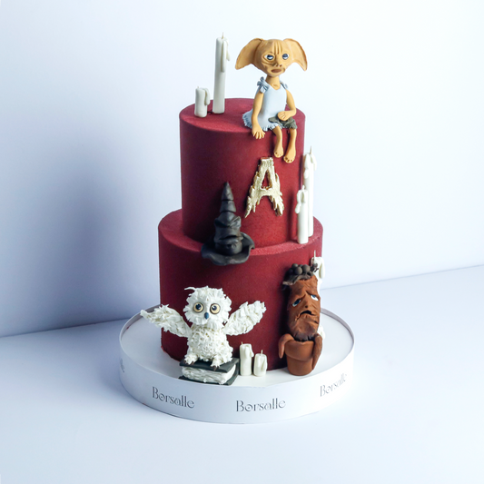 Two-Tier Harry Potter Theme Cake