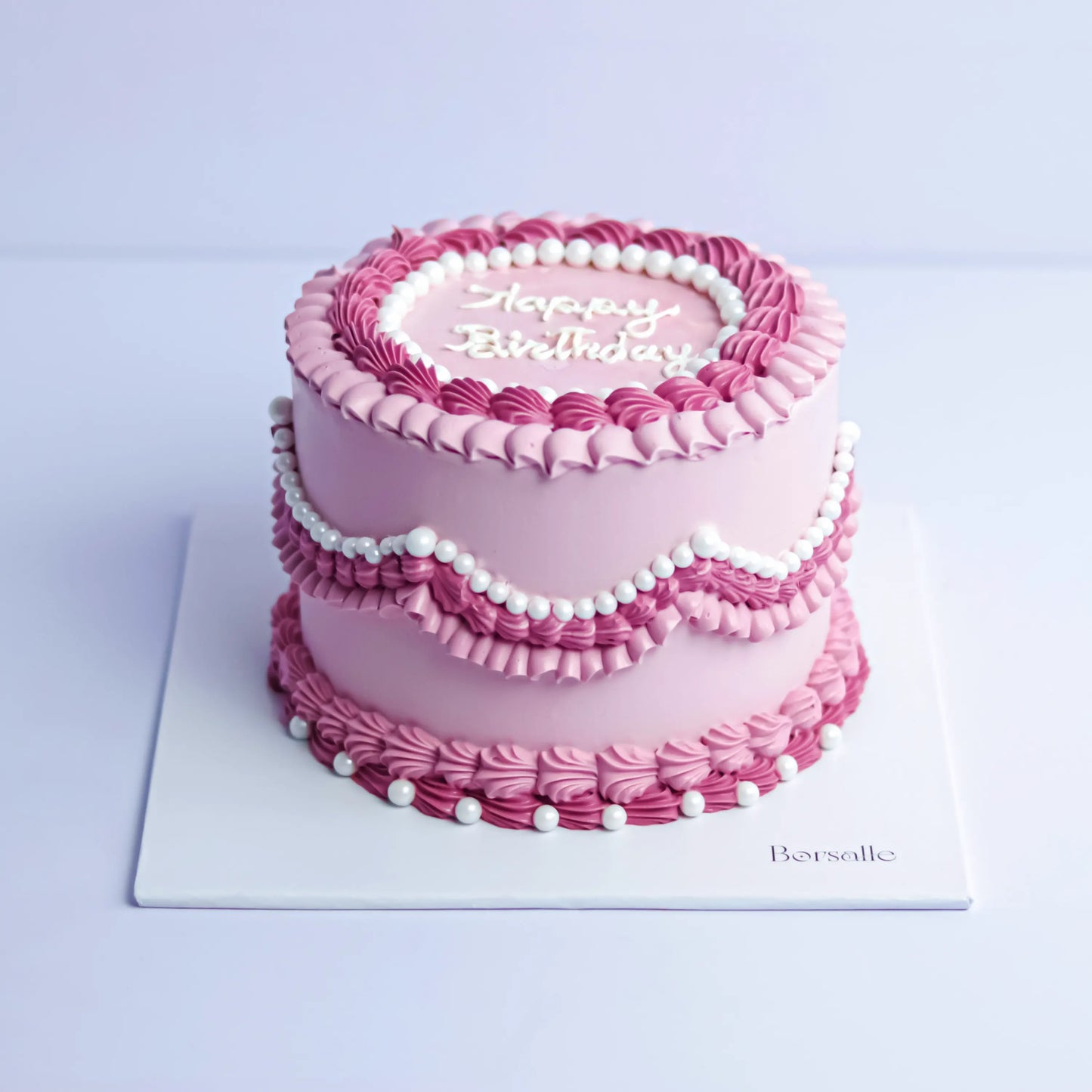 Vintage Birthday Delight Cake