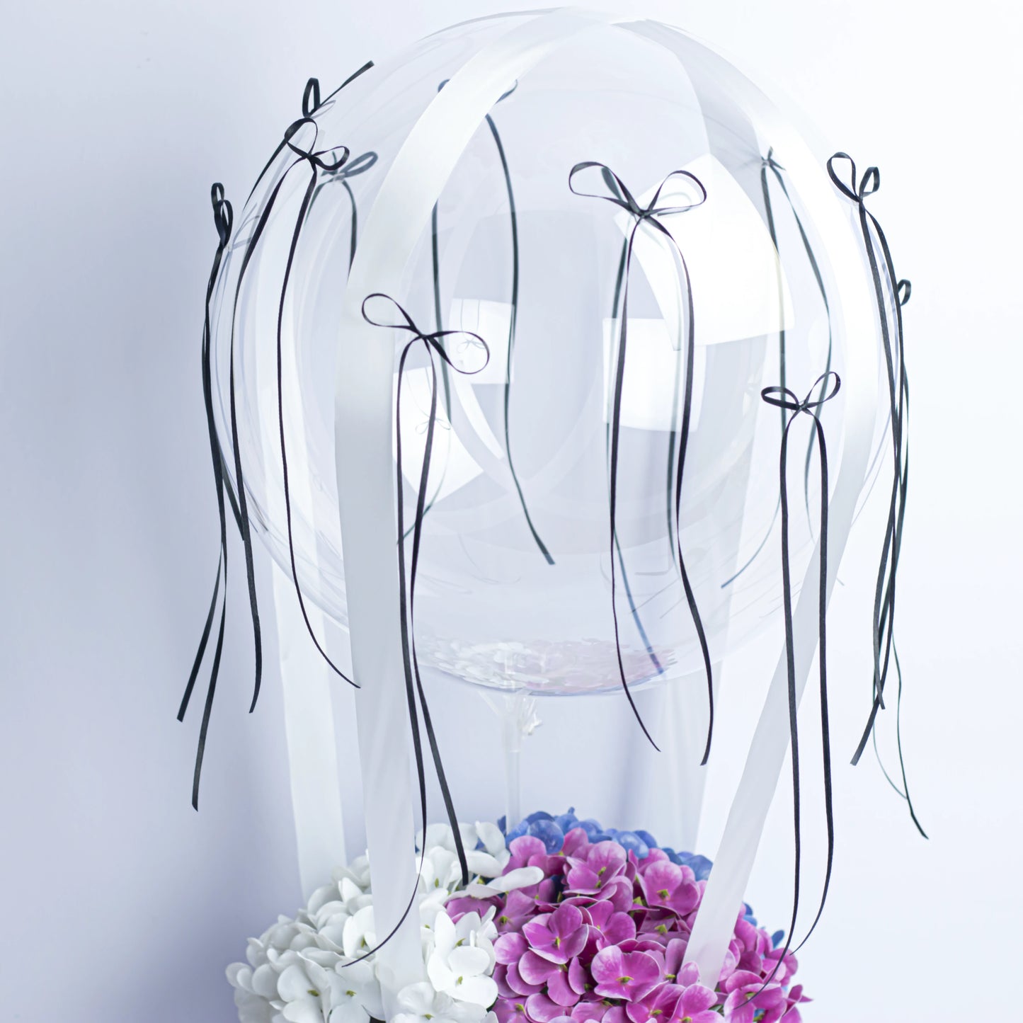 Floral Balloon Anniversary Bouquet