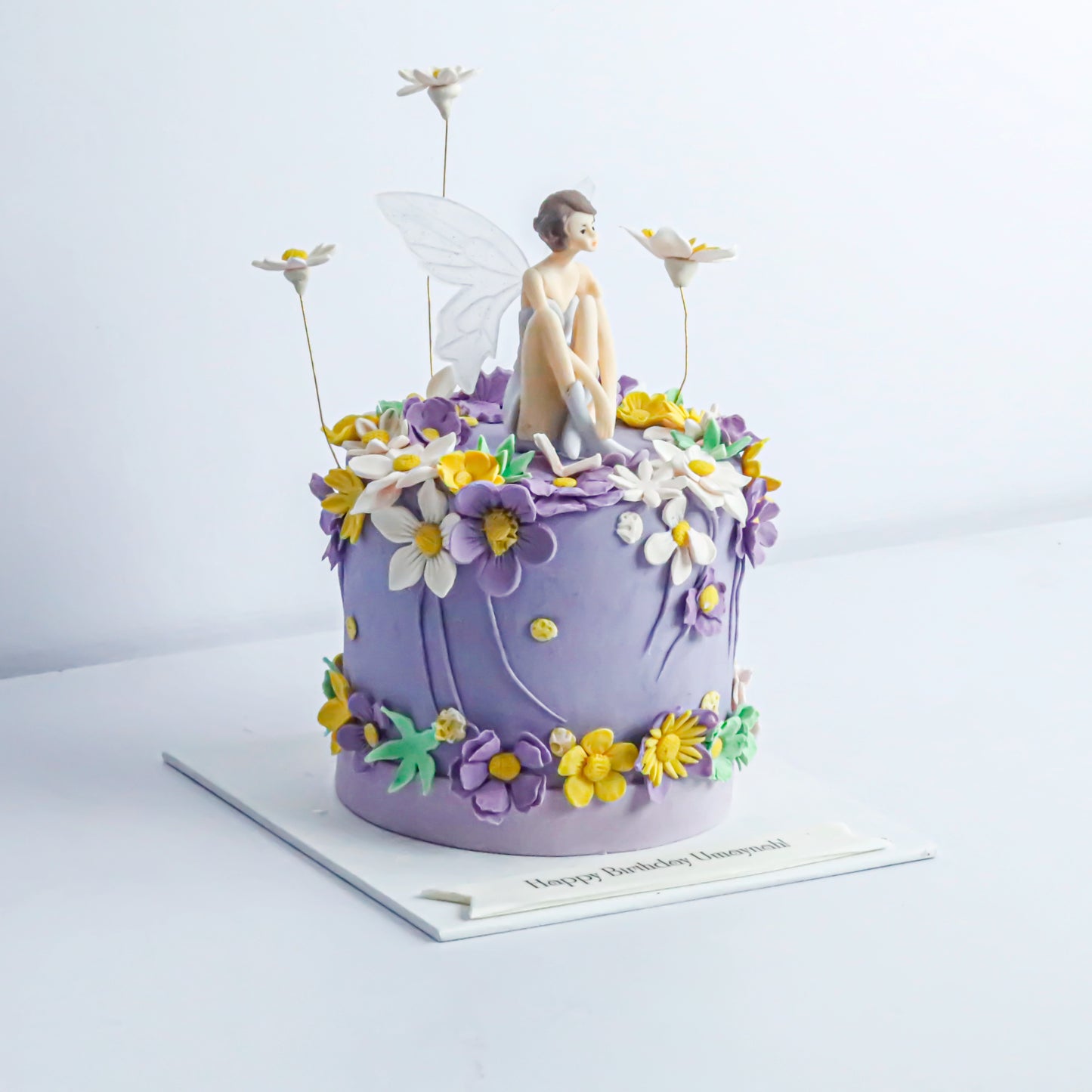 Floral Fairy Theme Cake