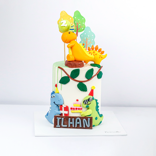 Dinosaur Theme Cake