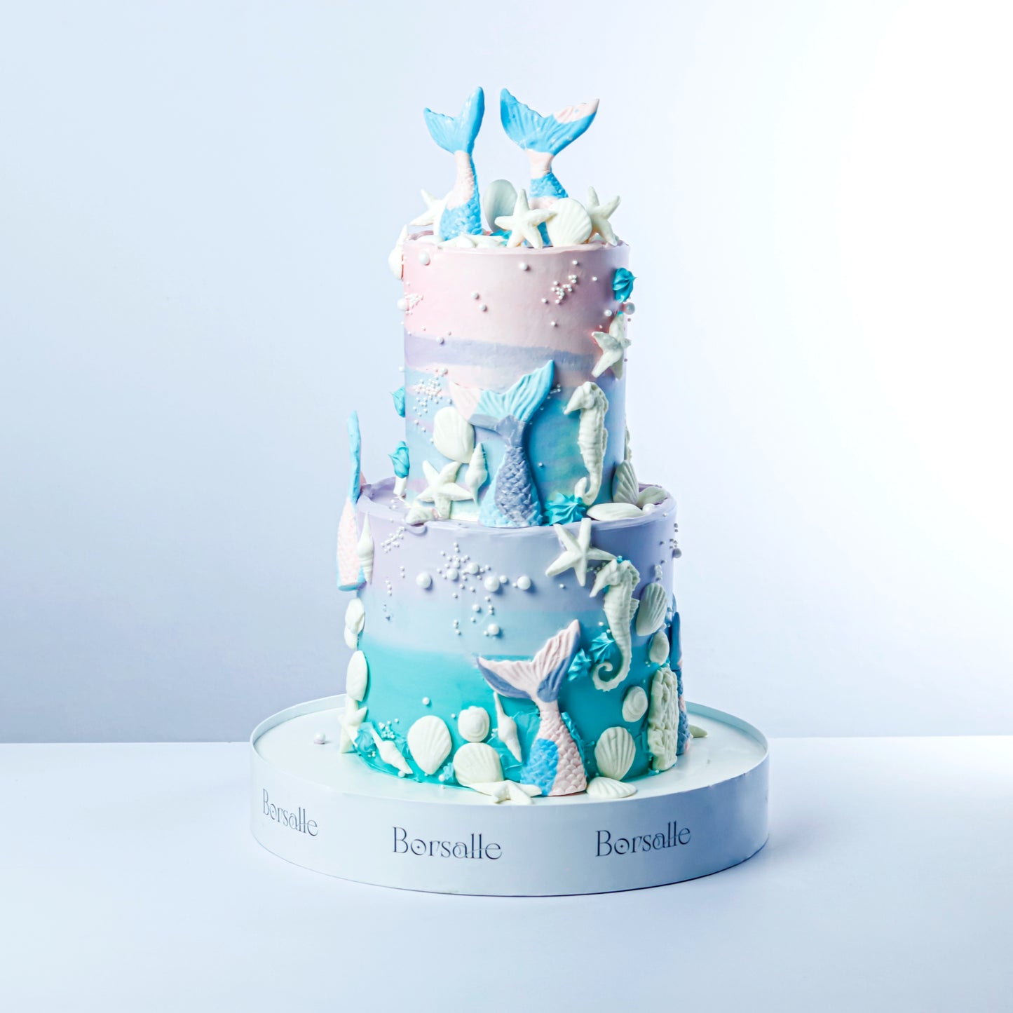 Two-Tier Mermaid's Birthday Cake