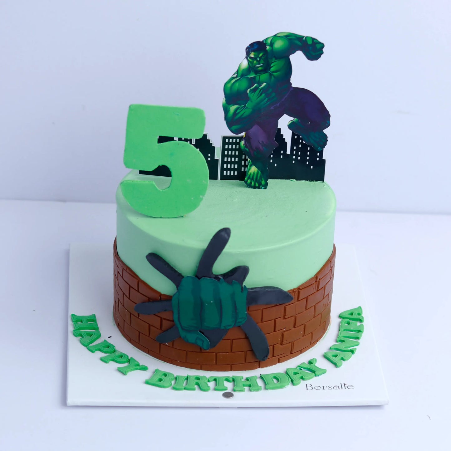 Hulk power Punch Cake