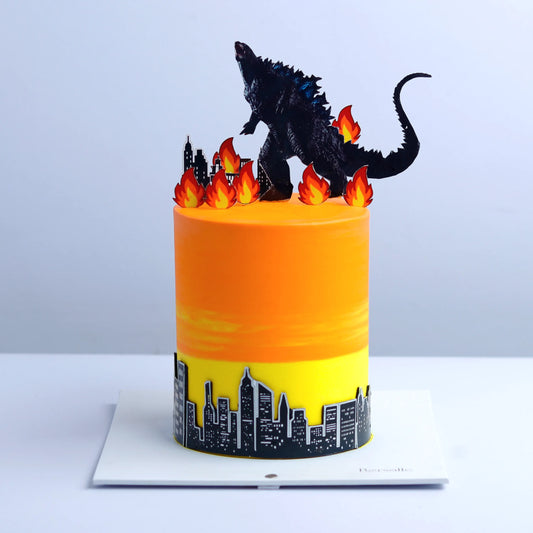 Godzilla's Roar Cake