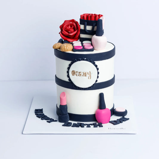Floral Make-Up Cake