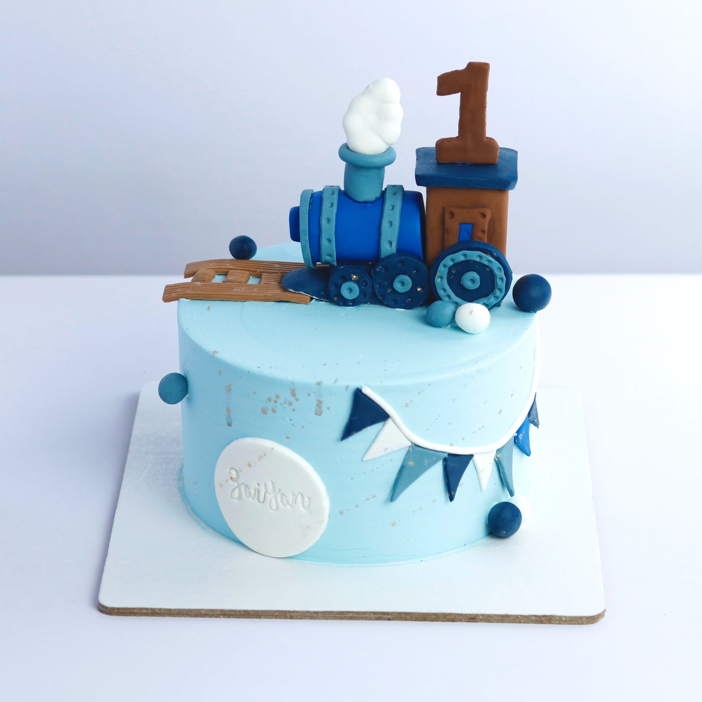 Birthday Train Theme Cake