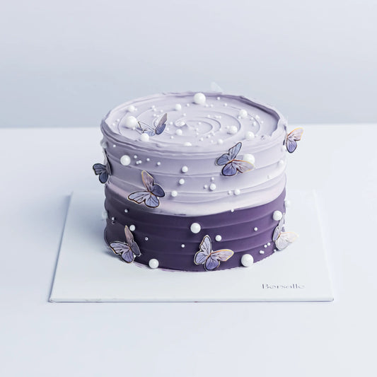 Purple Butterfly Cake