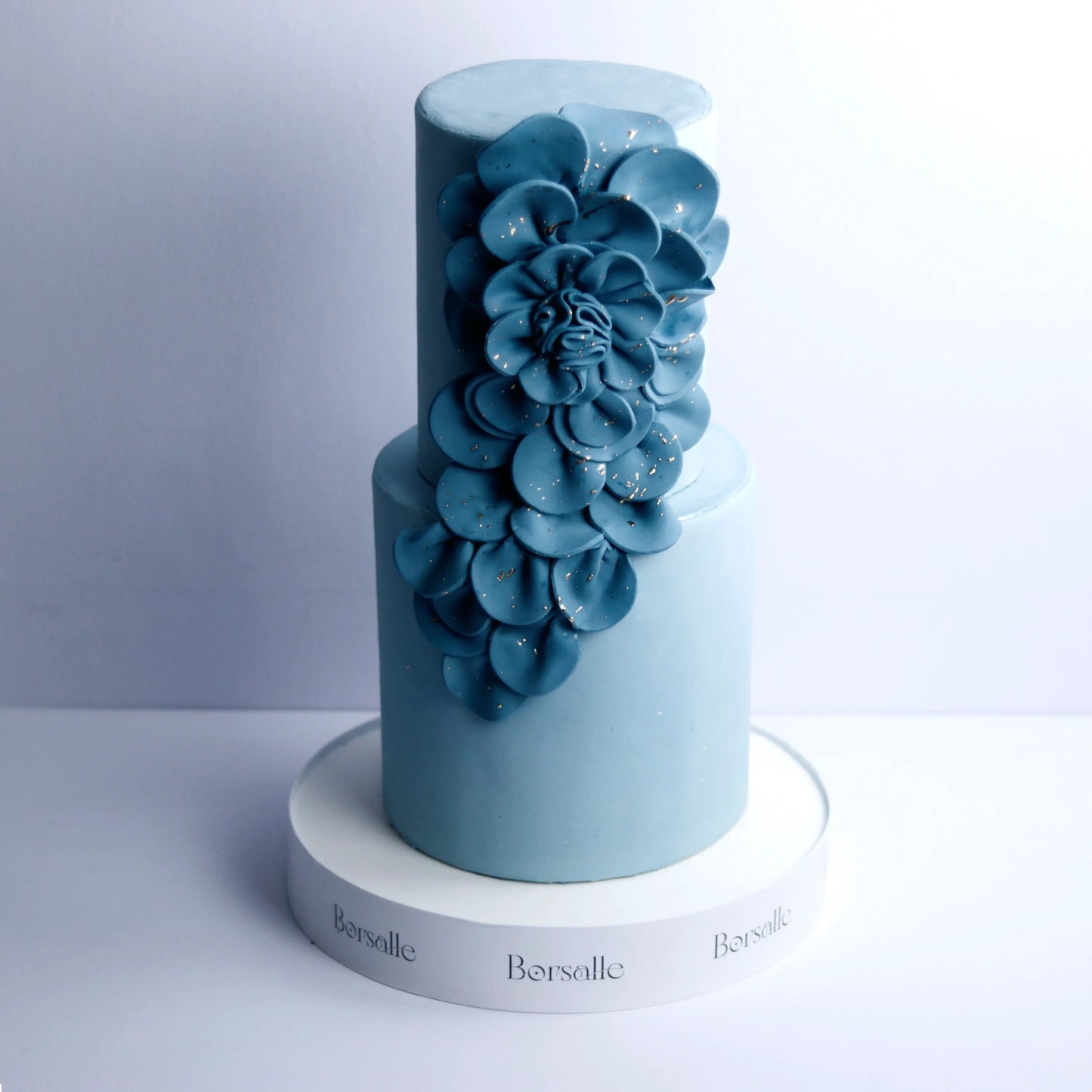 Two-Tier Mystic Petal Cake