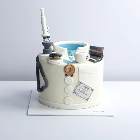 Doctor Themed Birthday Cake