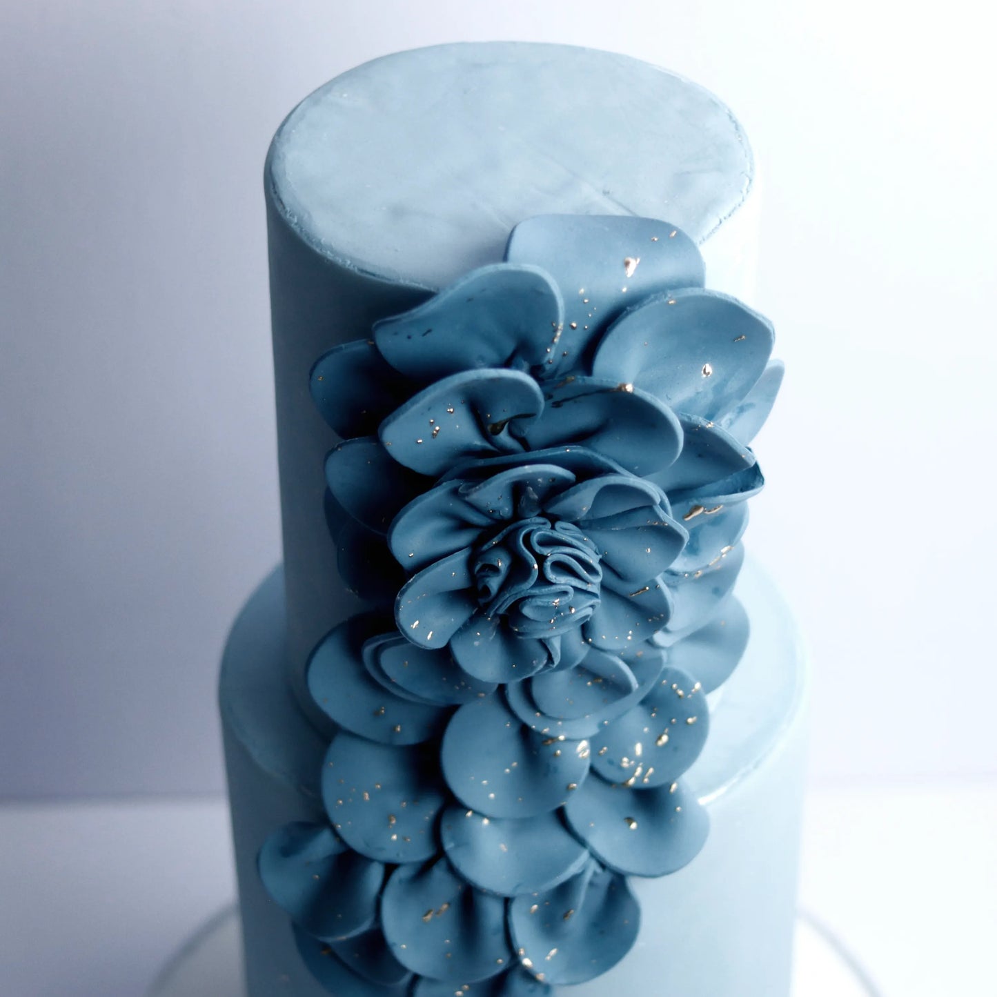 Two-Tier Mystic Petal Cake