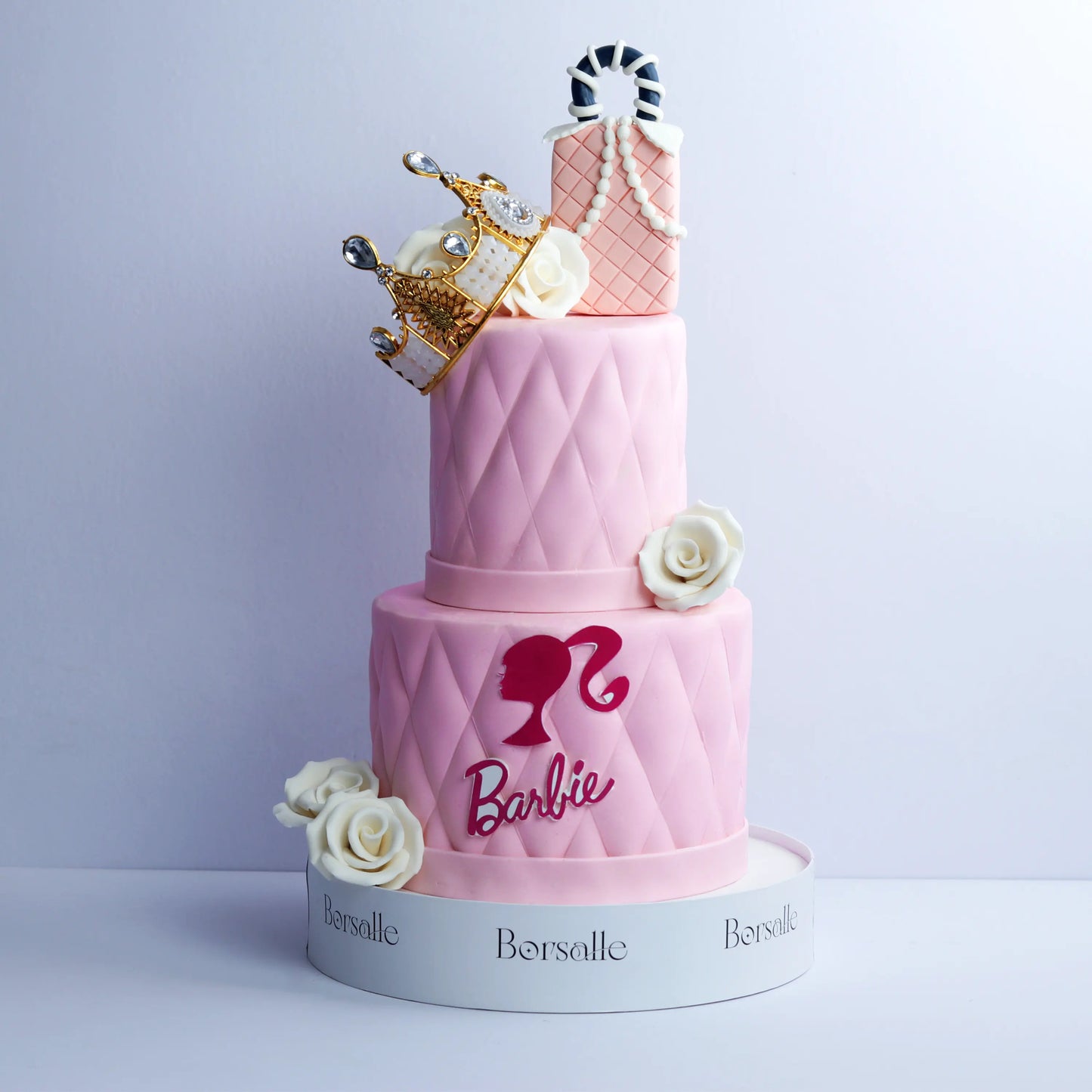 Two-Tier Makeup Barbie Cake