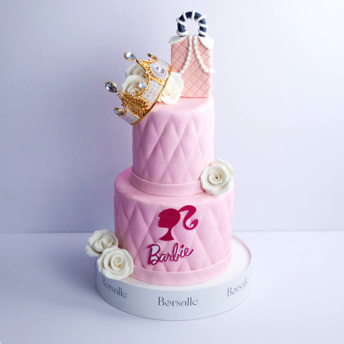 Two-Tier Makeup Barbie Cake