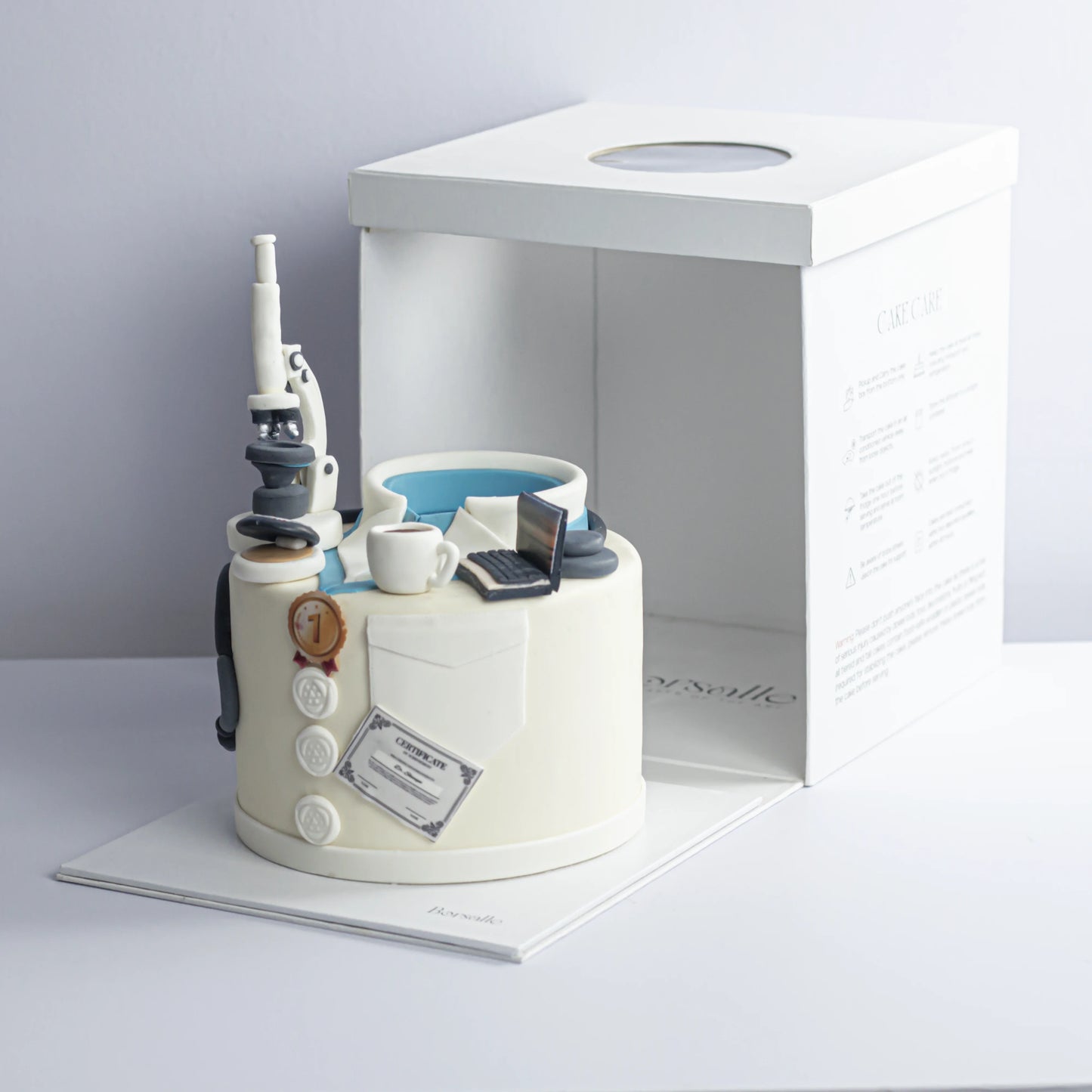 Doctor Themed Birthday Cake