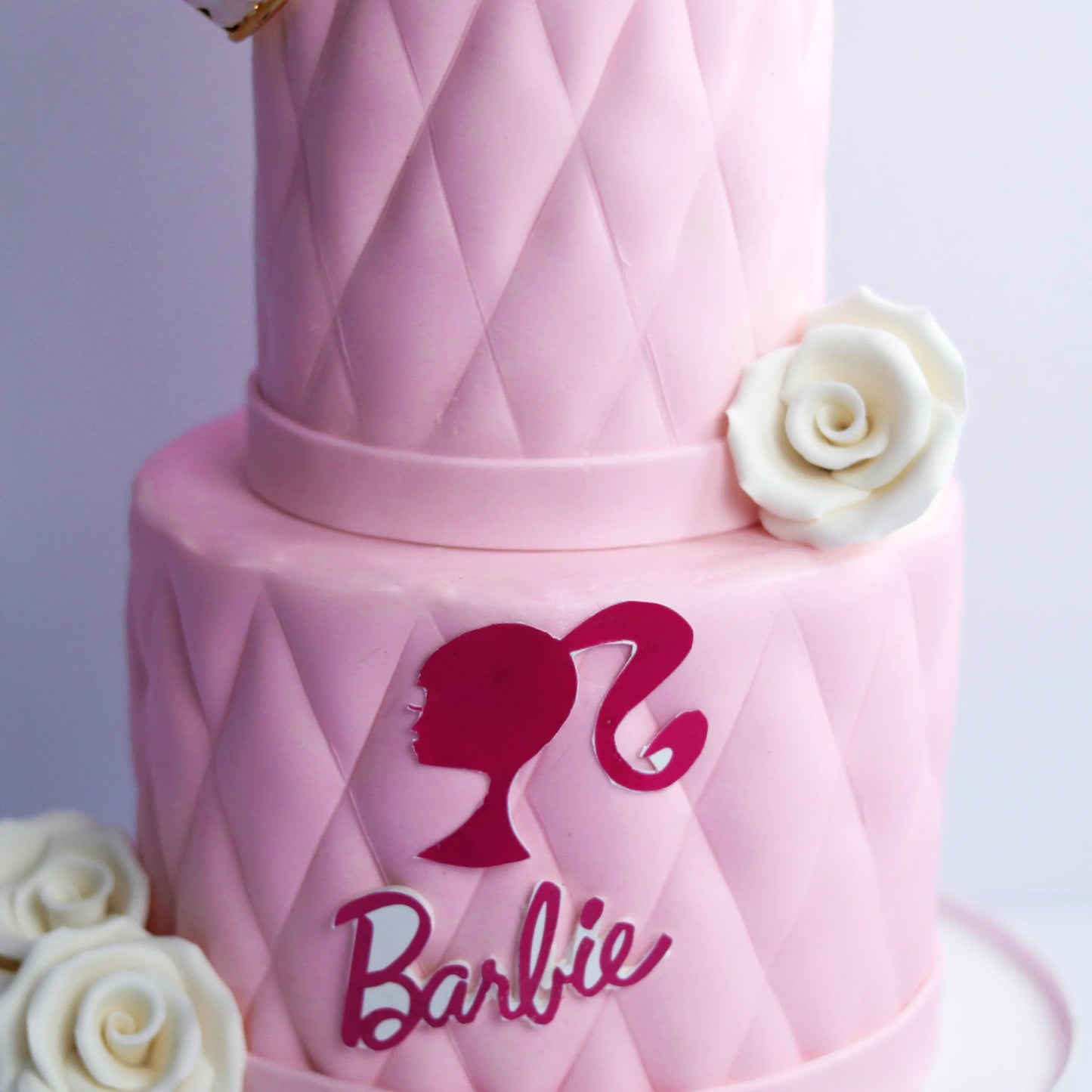 Two-Tier Makeup Barbie Cake