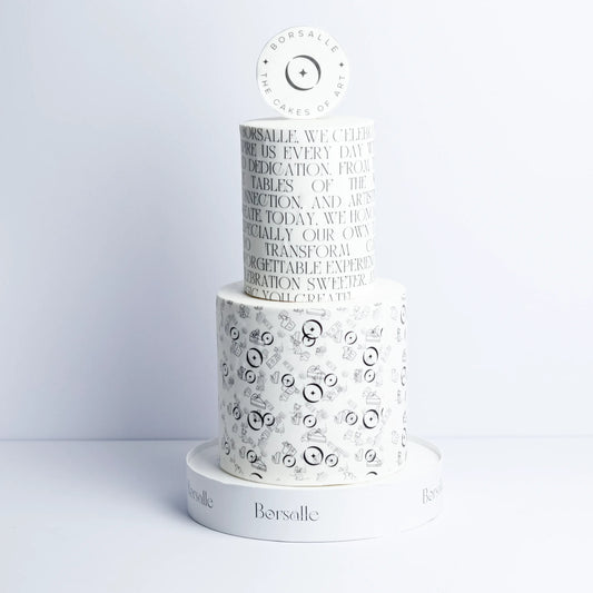 Two-Tier Borsalle Theme Cake