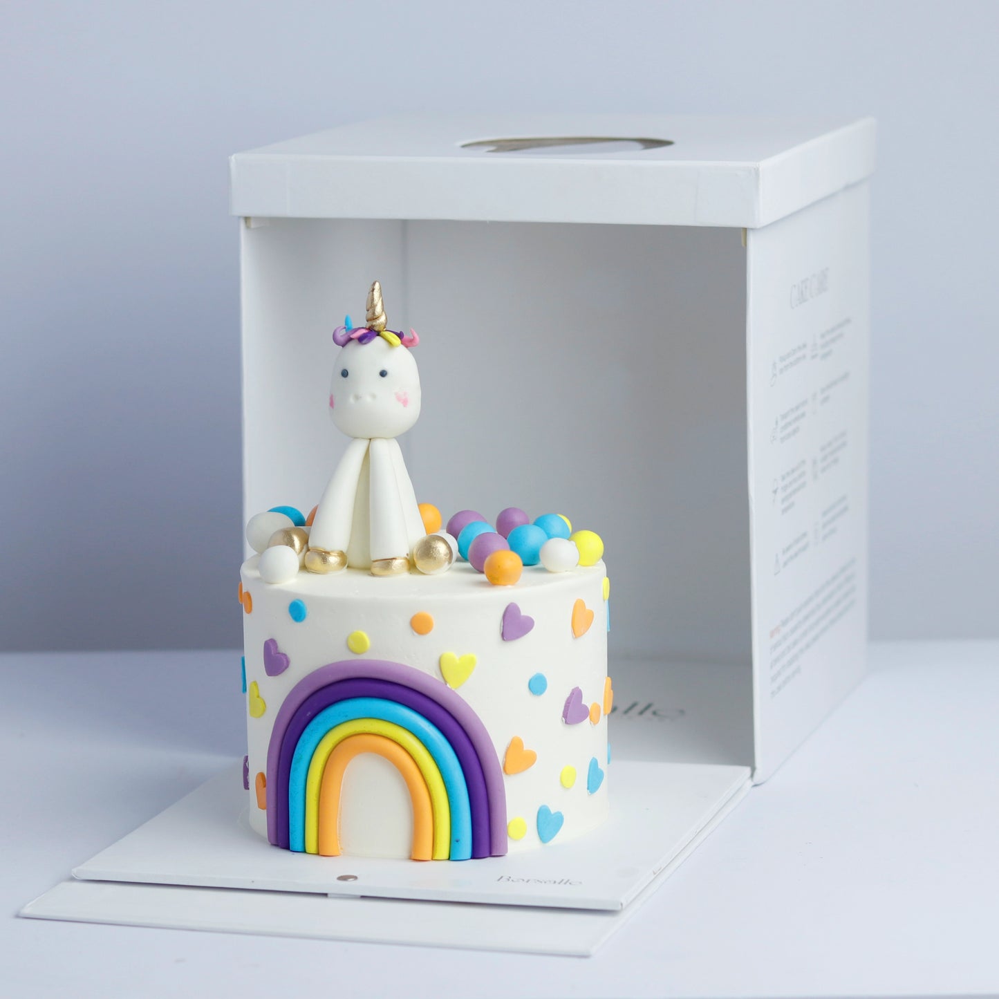 Rainbow Unicorn Delight Cake