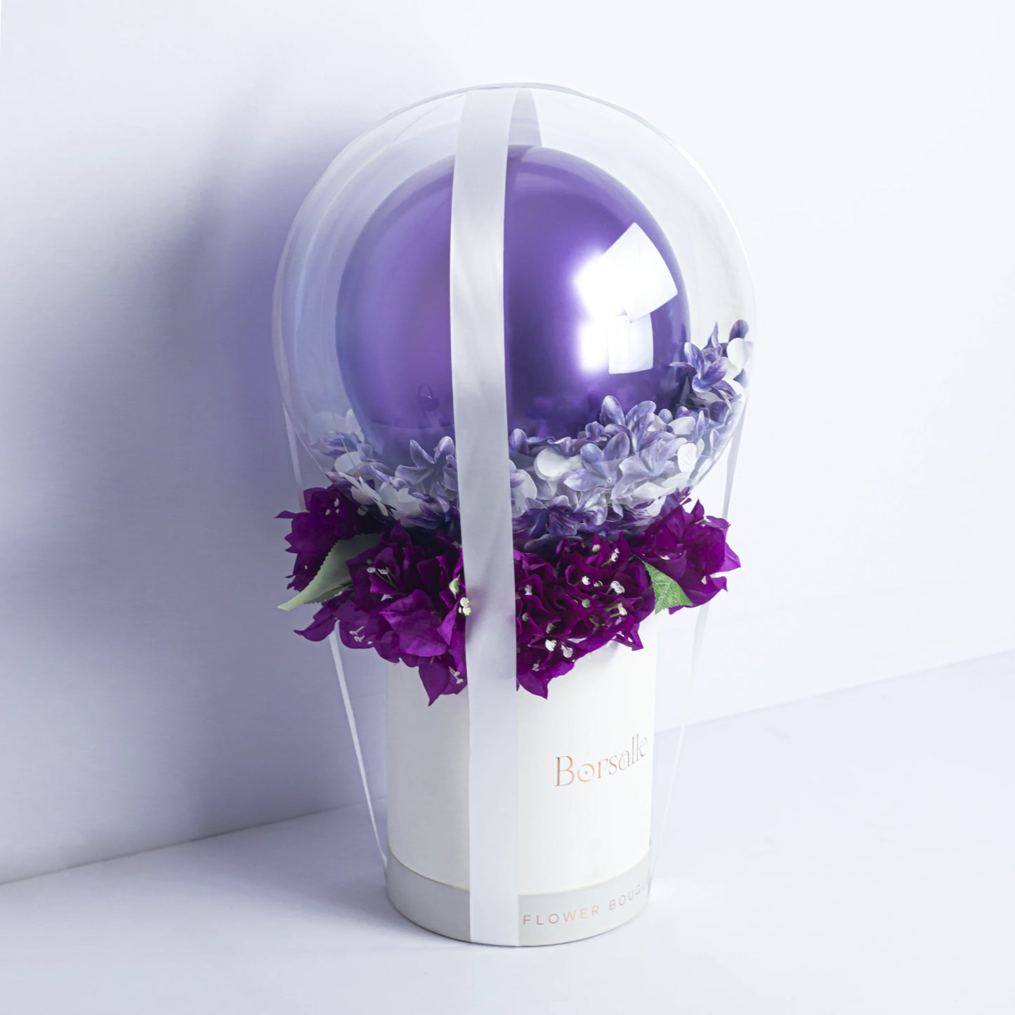 Floral Purple Balloon Bouquet