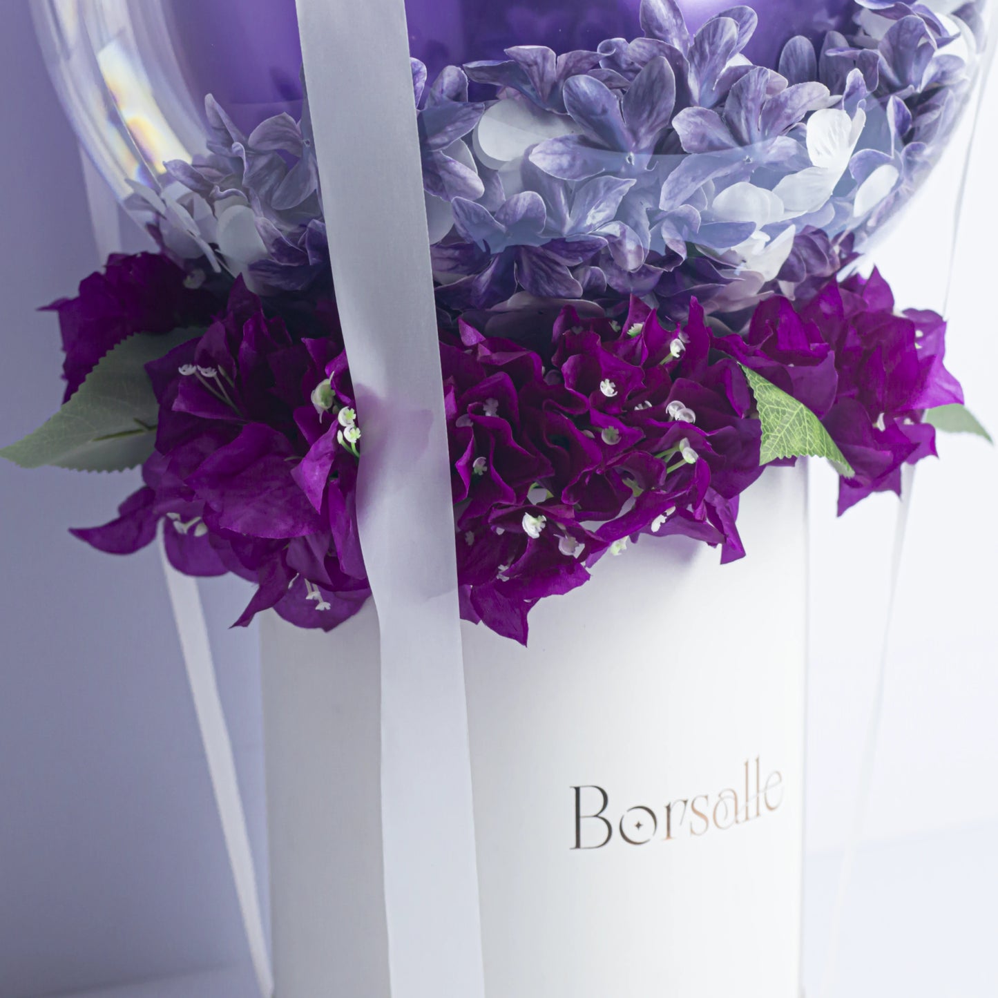 Floral Purple Balloon Bouquet