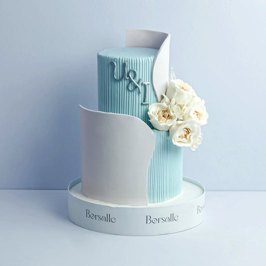 Two-Tier Marriage Anniversary Cake