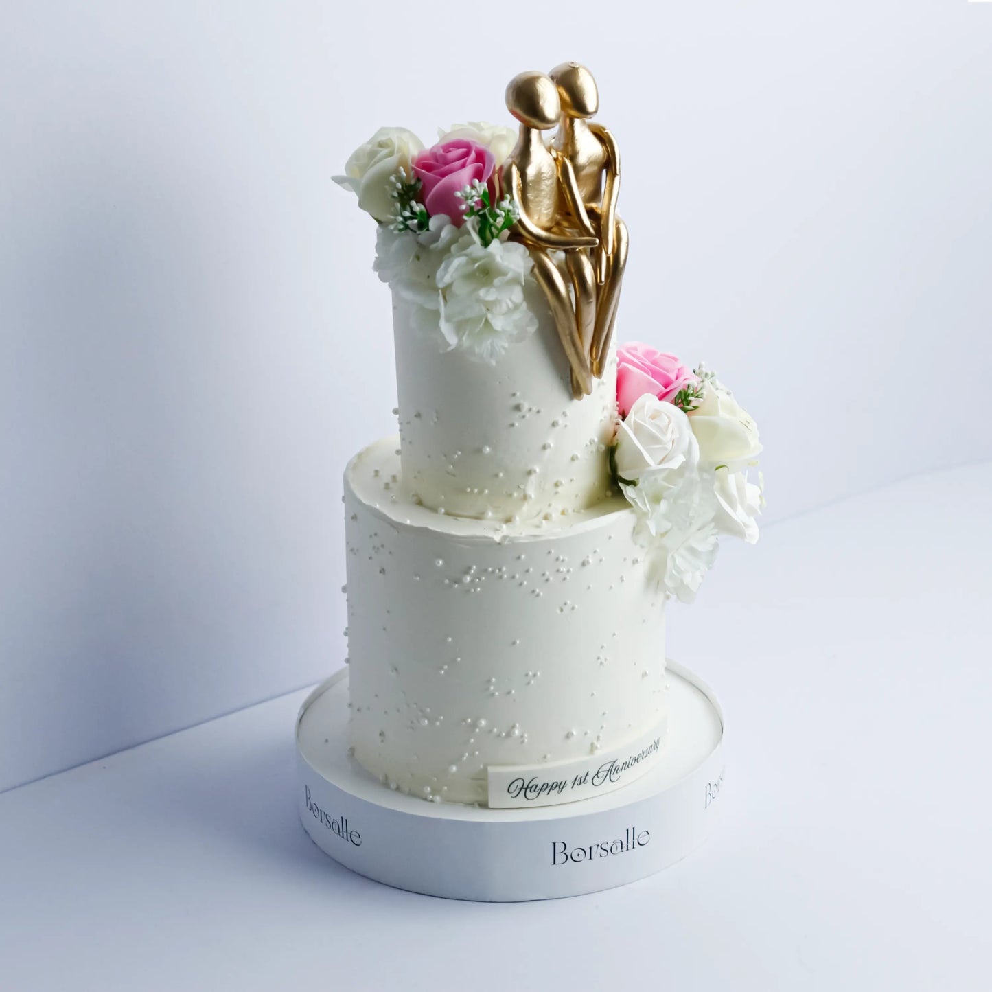 Two-Tier Couple Anniversary Cake