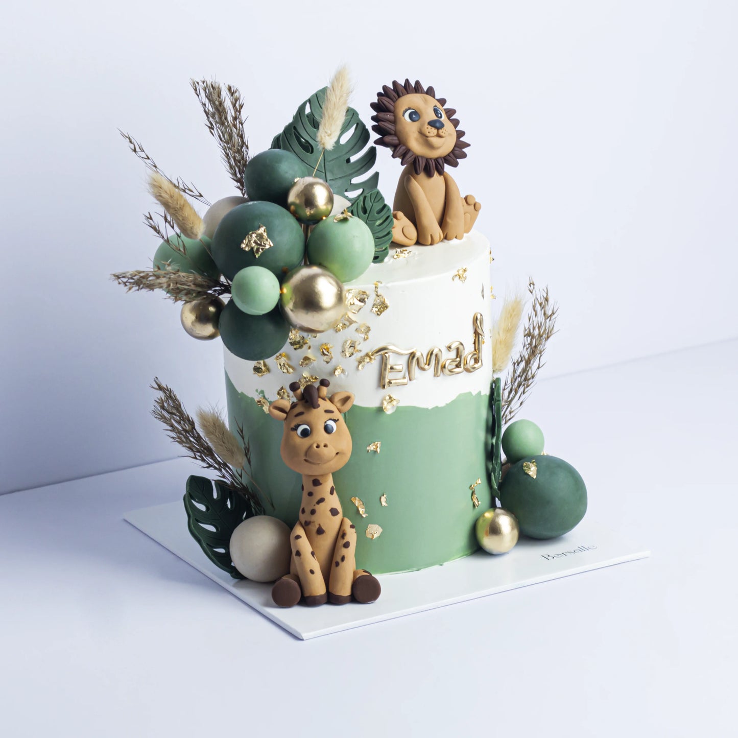 Jungle Theme Birthday Cake